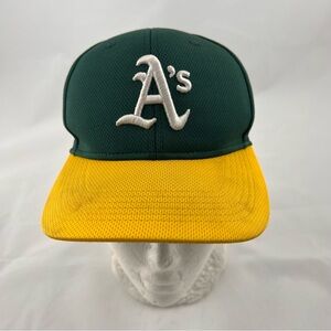 Kids Green and Yellow “Oakland A’s” Baseball Cap
